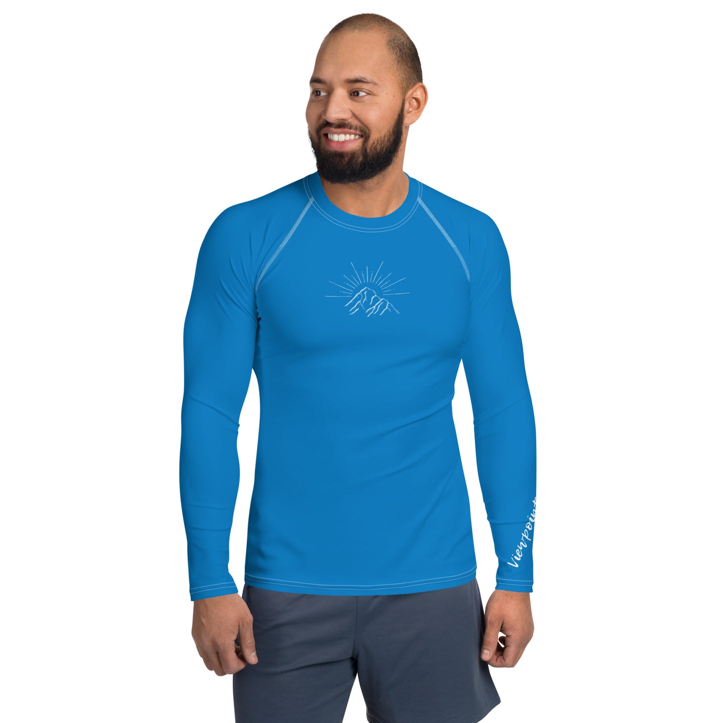 Ocean Culture Sleeve- M Rashguard Sky Blue - UPF 50+