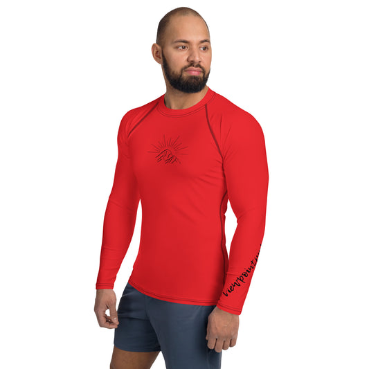 Ocean Culture - M Rashguard Red - UPF 50+