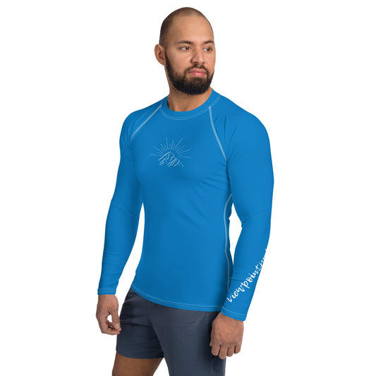 Ocean Culture Sleeve- M Rashguard Sky Blue - UPF 50+