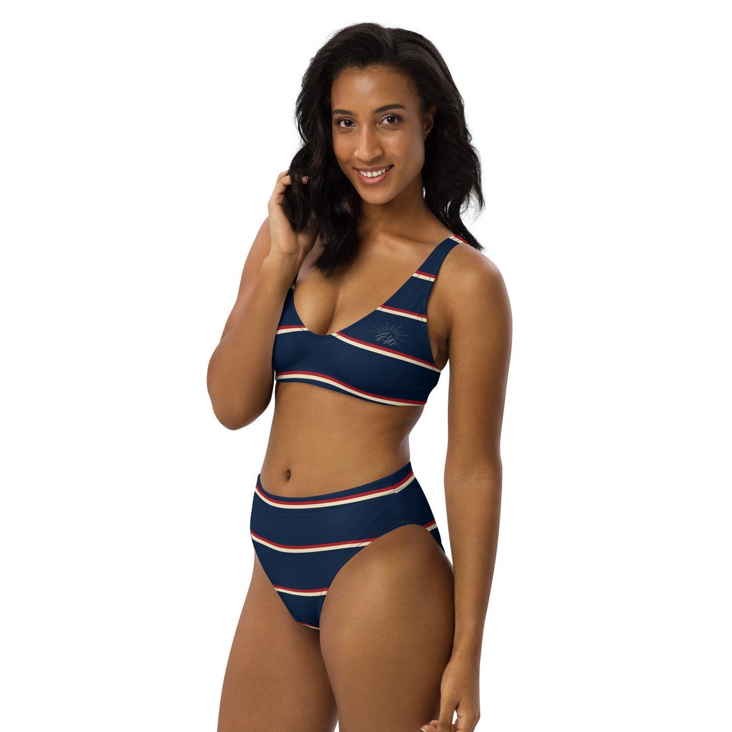 Pacific Stripe Recycled Bikini