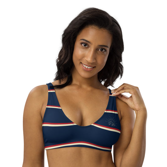 Pacific Striped Recycled Bikini Top