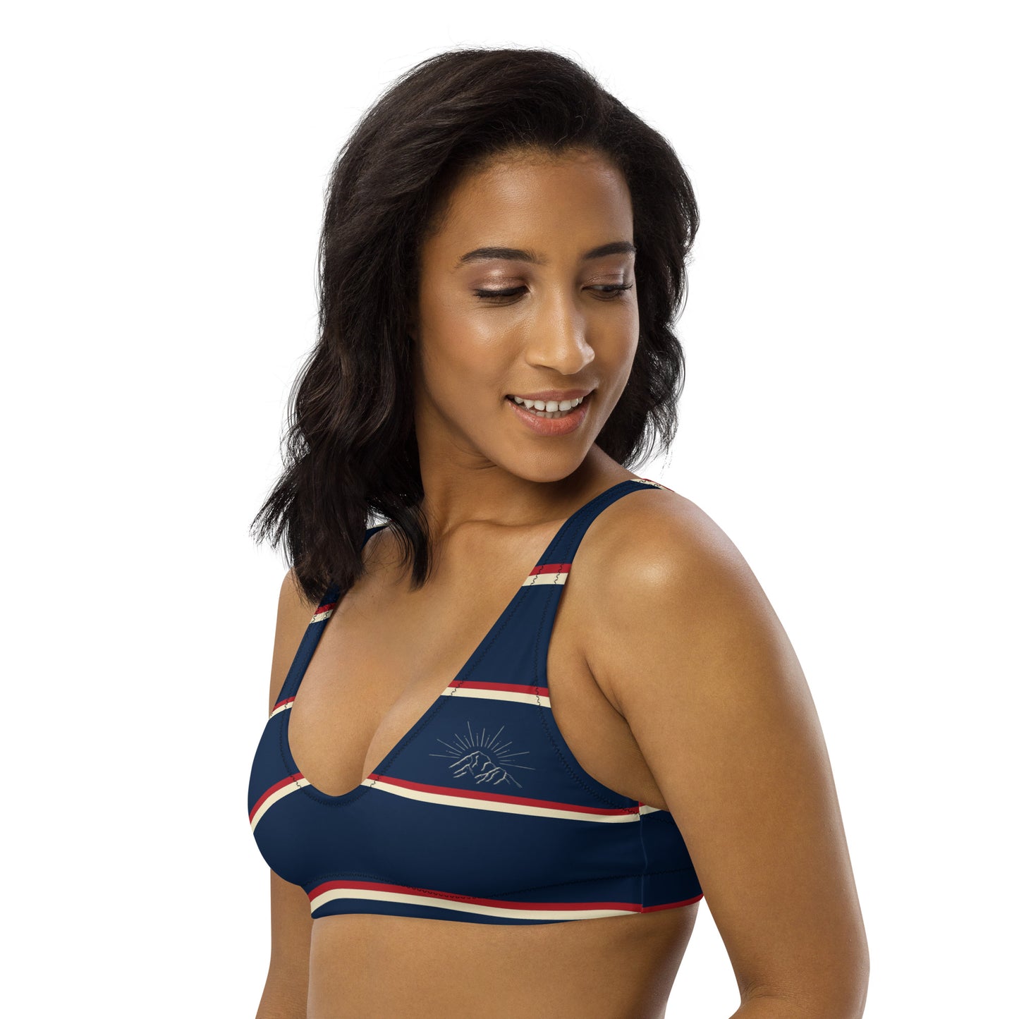 Pacific Striped Recycled Bikini Top