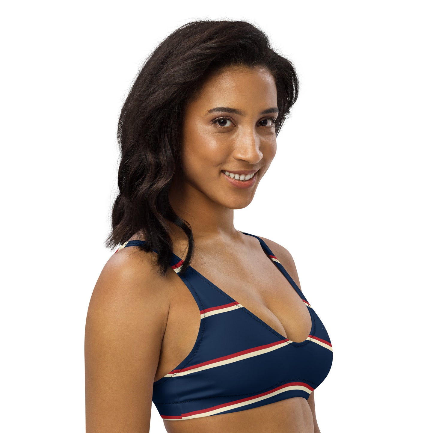 Pacific Striped Recycled Bikini Top