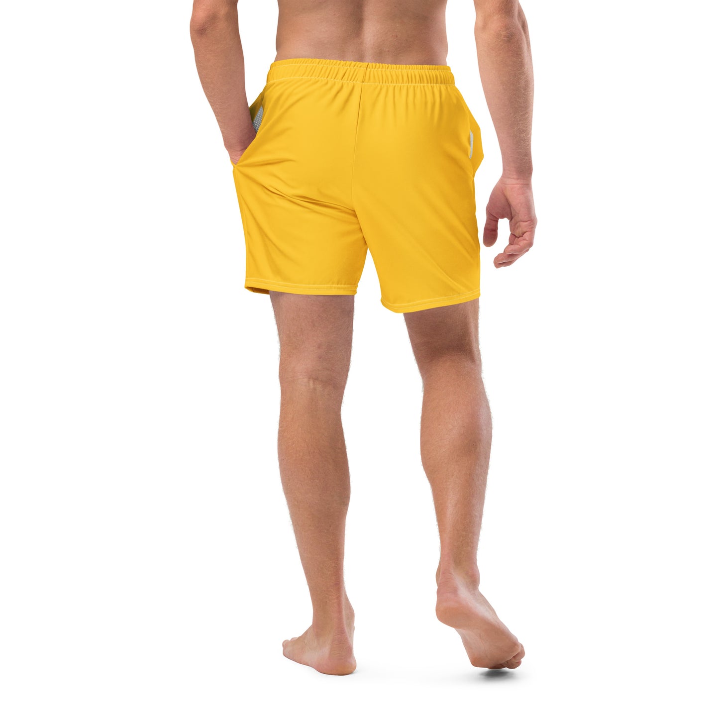 Atlantic - Yellow Recycled Swim Trunks