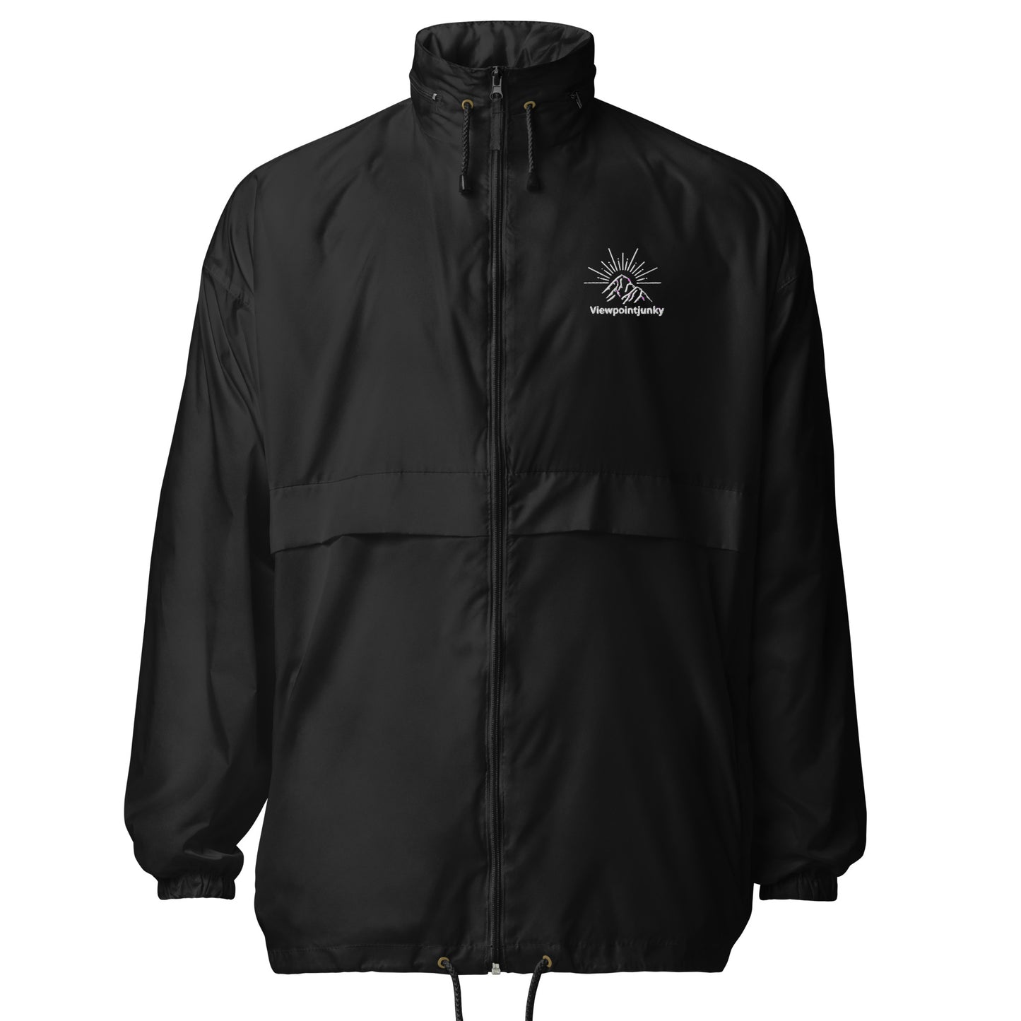 Montana Black Unisex Windbreaker