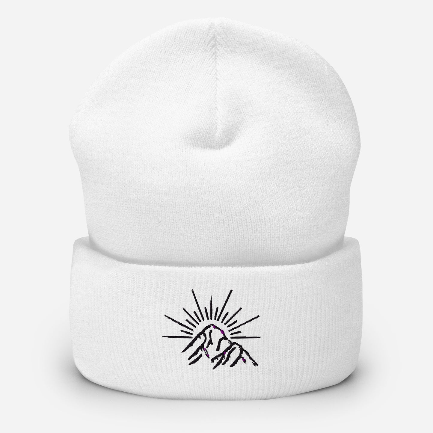 Viewpointjunky Cuffed Beanie - White