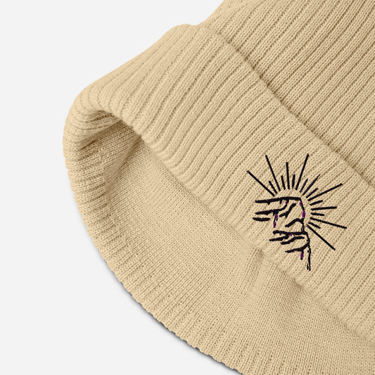 Viewpoint ribbed beanie